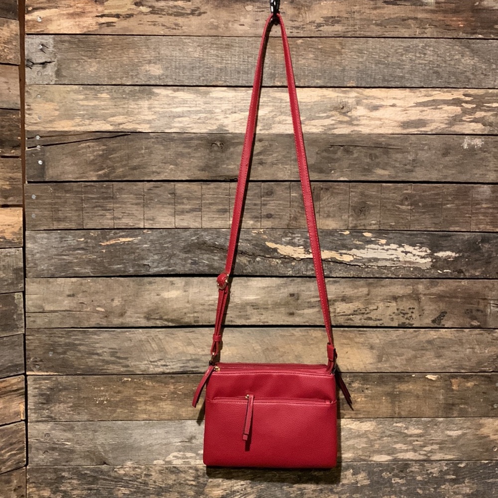 Mathew + Julian Vegan Leather Crossbody Purse Bag
